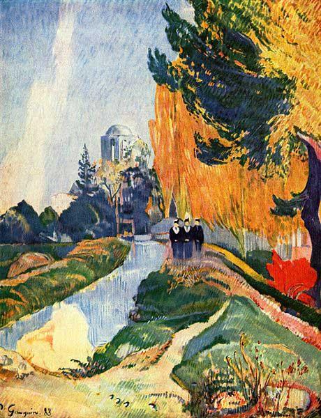 Paul Gauguin Les Alyscamps oil painting picture